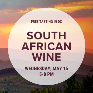 The Urban Grape and Culture Wine Co South African Wine Tasting May 15th